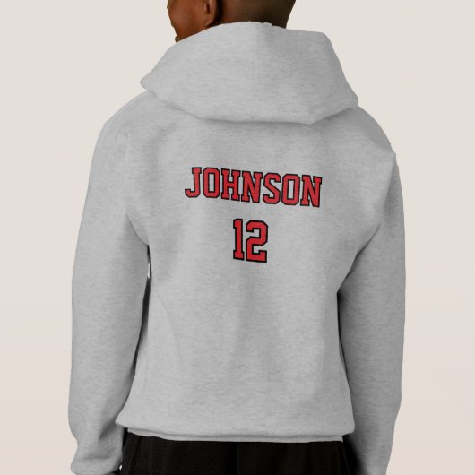 Love Soccer - Red - White Letters (Achterkant)