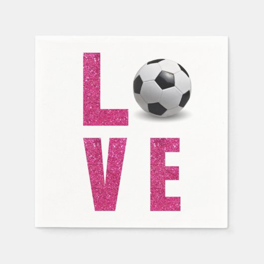 Love Soccer Servet (Voorkant)