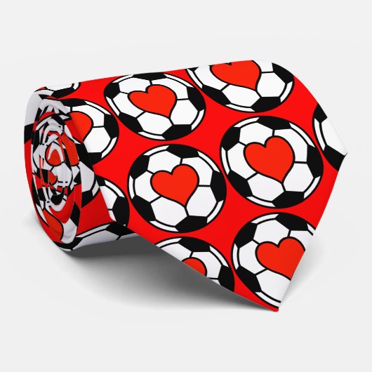 Love Soccer Stropdas (Opgerold)