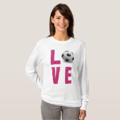 Love Soccer T-shirt (Voorkant volledig)