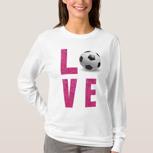 Love Soccer T-shirt (Voorkant)