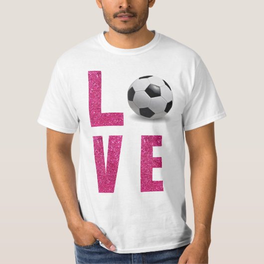 Love Soccer T-shirt (Voorkant)