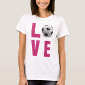 Love Soccer T-shirt (Voorkant)