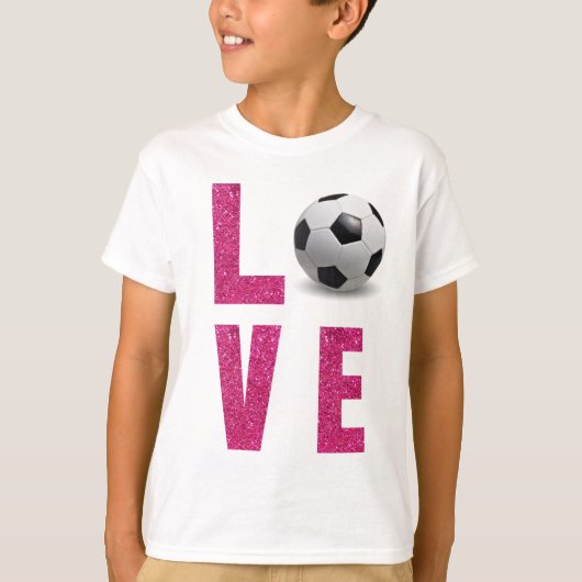 Love Soccer T-shirt (Voorkant)