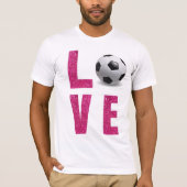 Love Soccer T-shirt (Voorkant)