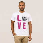 Love Soccer T-shirt (Voorkant volledig)