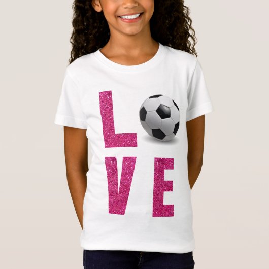Love Soccer T-shirt (Voorkant)