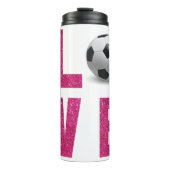 Love Soccer Thermosbeker (Voorkant)