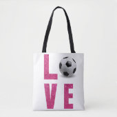 Love Soccer Tote Bag (Voorkant)