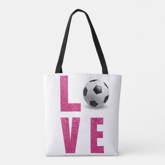 Love Soccer Tote Bag (Achterkant)