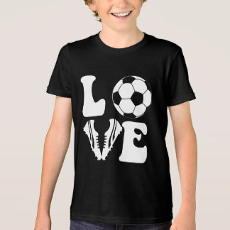 Love Soccer – Vintage Football Design for Soccer Tri-Blend Shirt