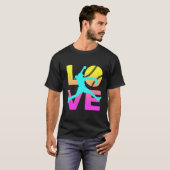 Love Softball N T-shirt (Voorkant volledig)