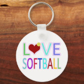 LOVE SOFTBALL SLEUTELHANGER (Voorkant)