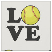 Love Softball Stof (Close Up)