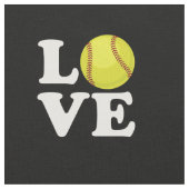 Love Softball Stof (Close Up)