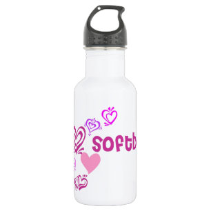 Love Softball Waterfles