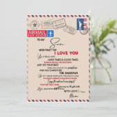 Love Son | Aan mijn zoon vergeet nooit dat ik van  Kaart (Staand voorkant)