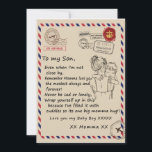 Love Son | Brief aan mijn dochter van wie je baby  Kaart<br><div class="desc">Love Son | Naar mijn dochter van mama</div>