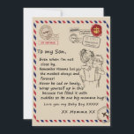 Love Son | Brief aan mijn dochter van wie je baby  Kaart<br><div class="desc">Love Son | Naar mijn dochter van mama</div>