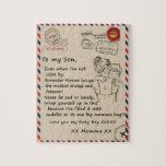 Love Son | Brief aan mijn dochter van wie je baby  Legpuzzel<br><div class="desc">Love Son | Naar mijn dochter van mama</div>