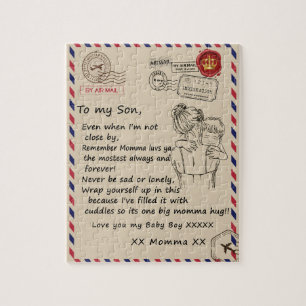 Love Son Brief aan mijn dochter van wie je baby Legpuzzel
