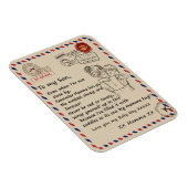 Love Son | Brief aan mijn dochter van wie je baby  Magneet (Rechterzijde)