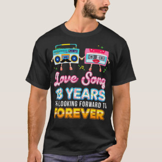 Love Song 13 Years 113th Wedding Jubileum Casset T-shirt