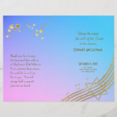 Love Song Bat Mitzvah Program Hoesje (Voorkant)