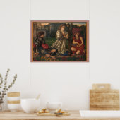 "Love Song" Edward Burne-Jones Pre-Raphaelite art Poster (Keuken)