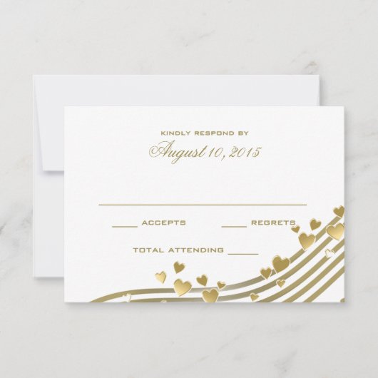 Love Song Wedding Response Kaart (Voorkant)