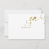 Love Song Wedding Response Kaart (Achterkant)