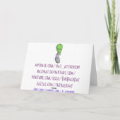 Love Song Wenskaart Feestdagen Kaart (Achterkant)