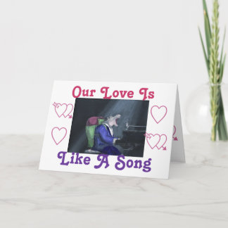 Love Song Wenskaart Feestdagen Kaart