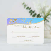 Love Songs Bat Mitswa Response Kaart (Staand voorkant)