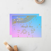 Love Songs Bat Mitzvah Flat Note Kaart Notitiekaartje (Voorkant / Achterkant in situ)