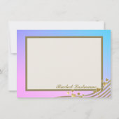 Love Songs Bat Mitzvah Flat Note Kaart Notitiekaartje (Achterkant)