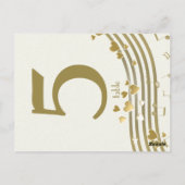 Love Songs Tafelnummer Kaart (Achterkant)