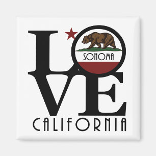 LOVE Sonoma California Magneet