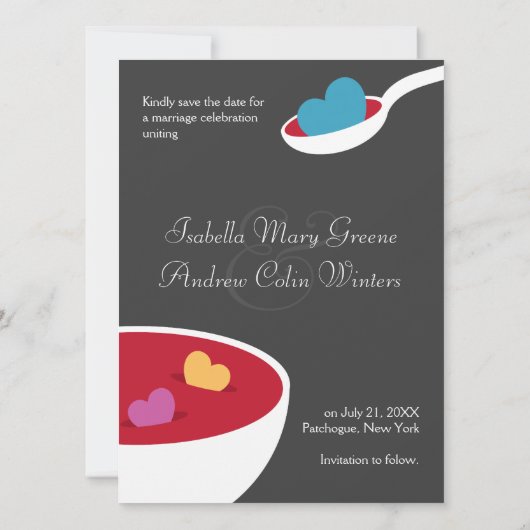 Love Soup Save the Date (Achterkant)
