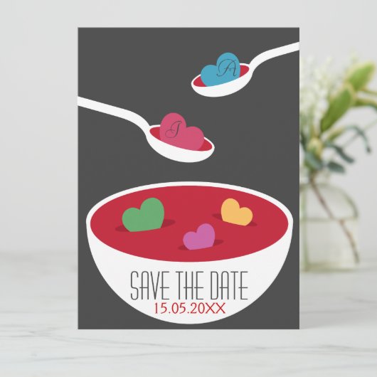 Love Soup Save the Date (Staand voorkant)