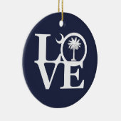 LOVE South Carolina Keramisch Ornament (Rechts)