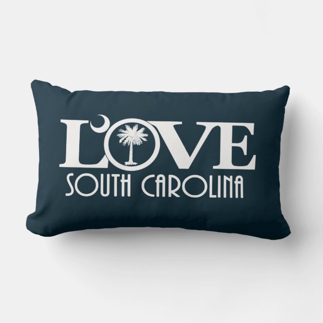 LOVE South Carolina Kussen (Voorkant)