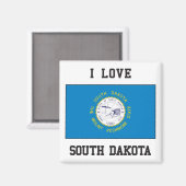Love South Dakota Magneet (Voorkant / Achterkant)