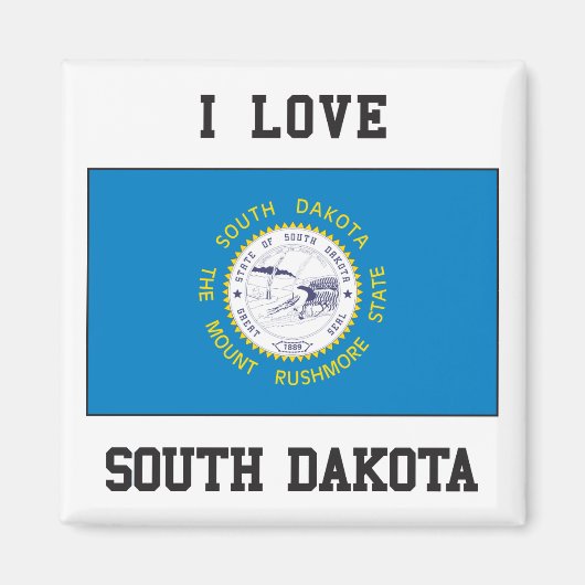 Love South Dakota Magneet (Voorkant)