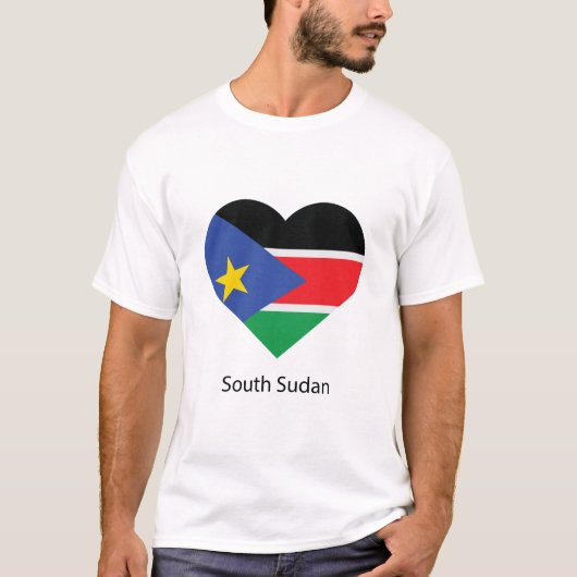 Love South Sudan T-shirt (Voorkant)