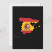 Love Spain Gift Spain Pride Heart Kaart (Voorkant)