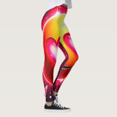 Love Sparkle Emoji Hearts Leggings (Rechts)