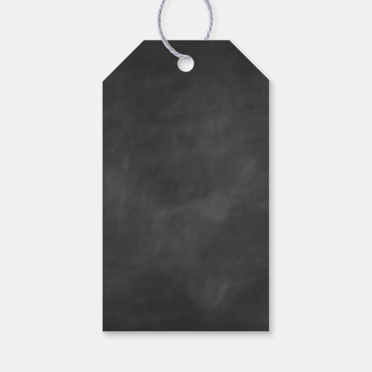 Love Sparkles Gift Label - zwart Cadeaulabel (Achterkant)