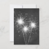 Love Sparkles RSVP Kaartje (Achterkant)