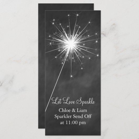Love Sparkles — Tall Sparkler Holder (Voorkant / Achterkant)